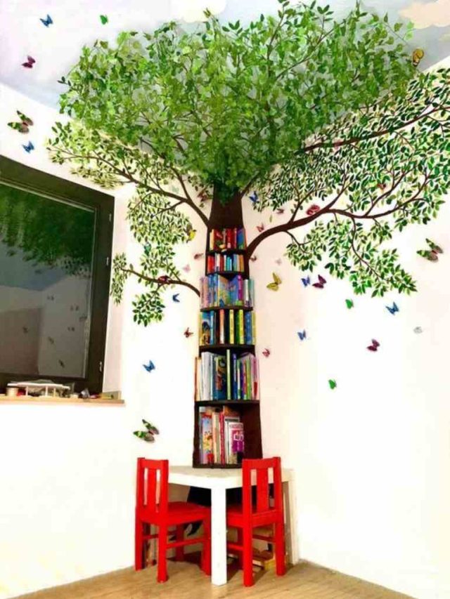 Cantinho da leitura para educação infantil: 30 Ideias e molde para ...