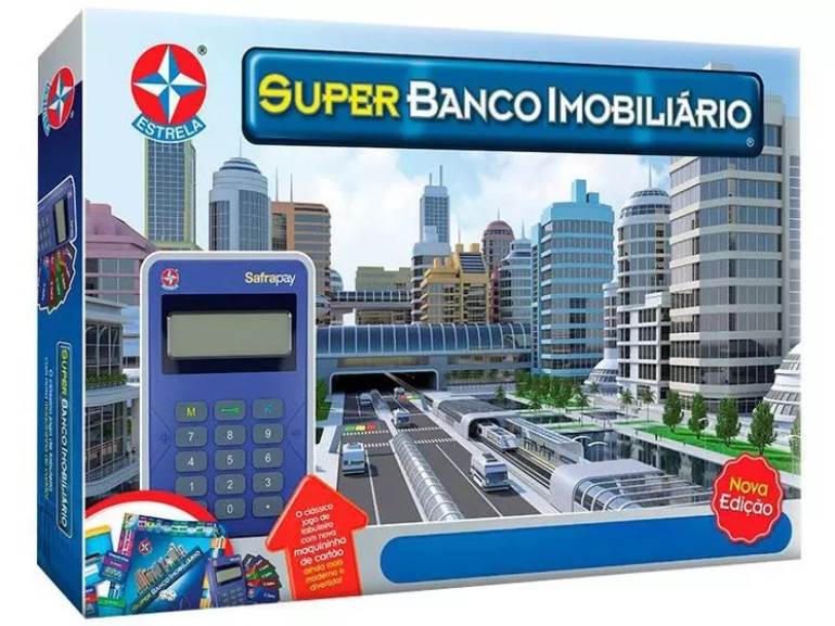 Brinquedo Jogo Super Banco Imobiliário 