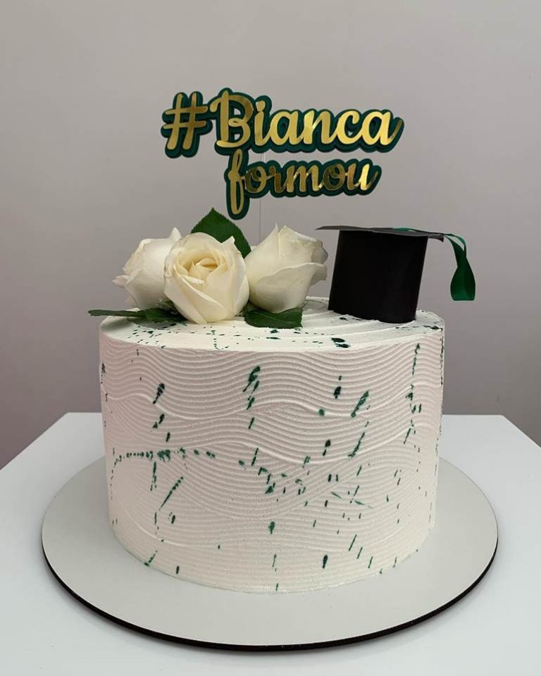 Bolo de Formatura: 70 ideias maravilhosas para comemorar - Artesanato ...