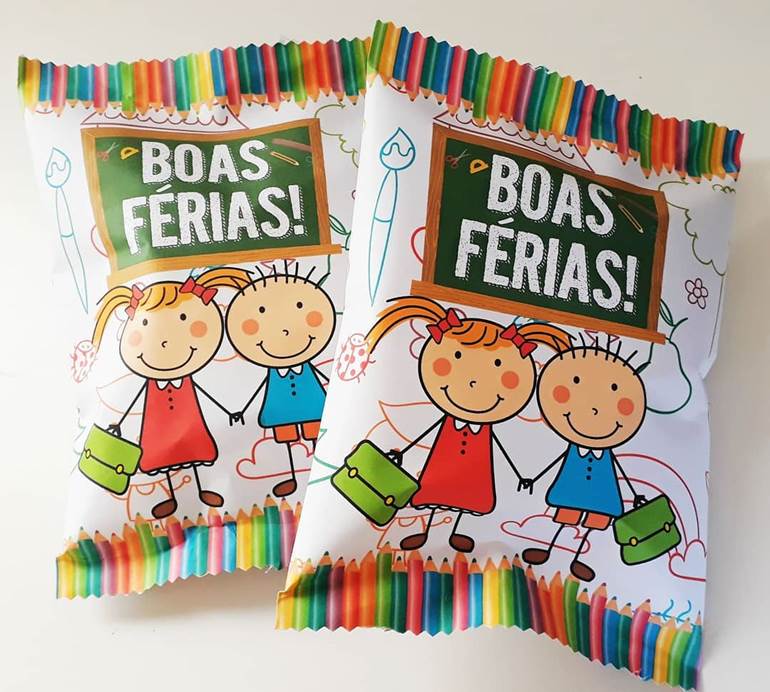 boas férias saquinho surpresa