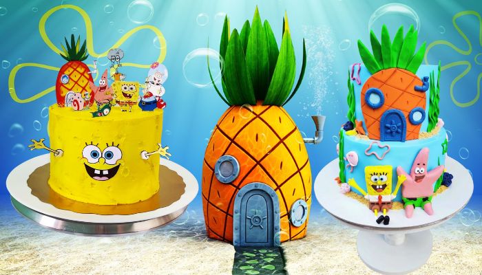 Bolo do Bob Esponja: tutoriais e 90 ideias para animar a festa