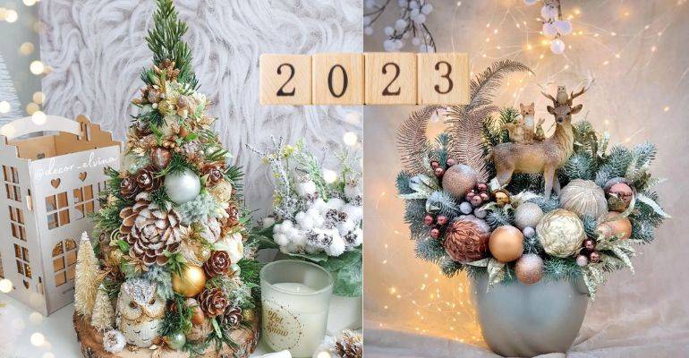 45 Ideias de decoração de Ano Novo simples e barata 2023 - Artesanato Passo  a Passo!
