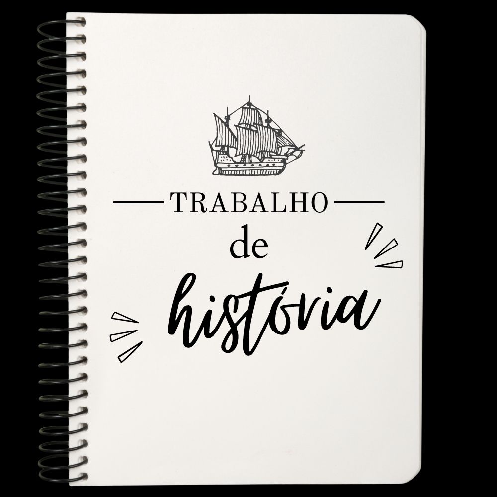 capas de trabalho de historia