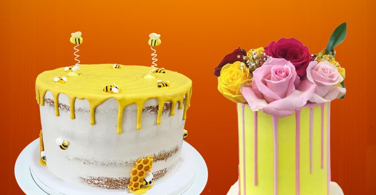 foto de bolo amarelo