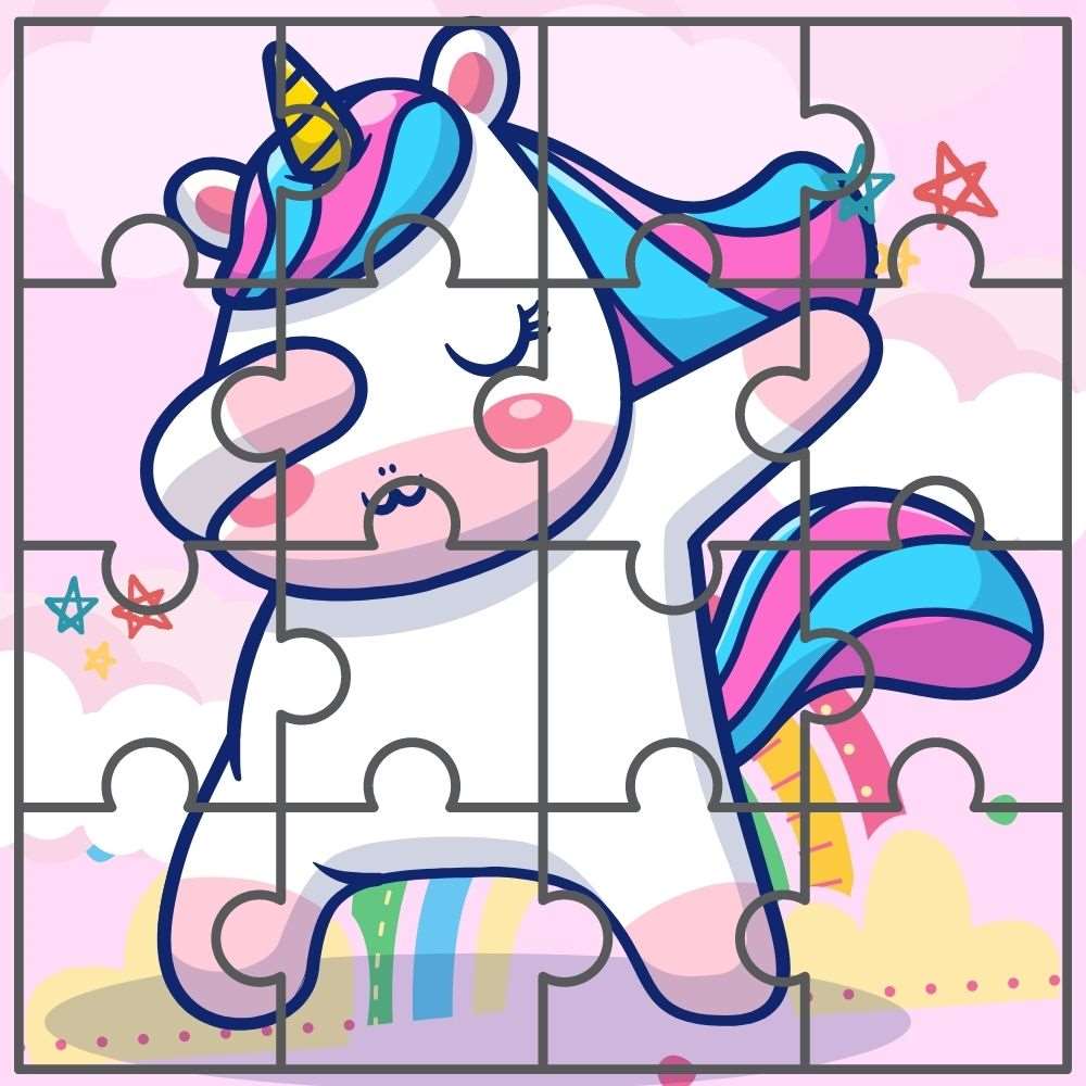 quebra cabeca de unicornio