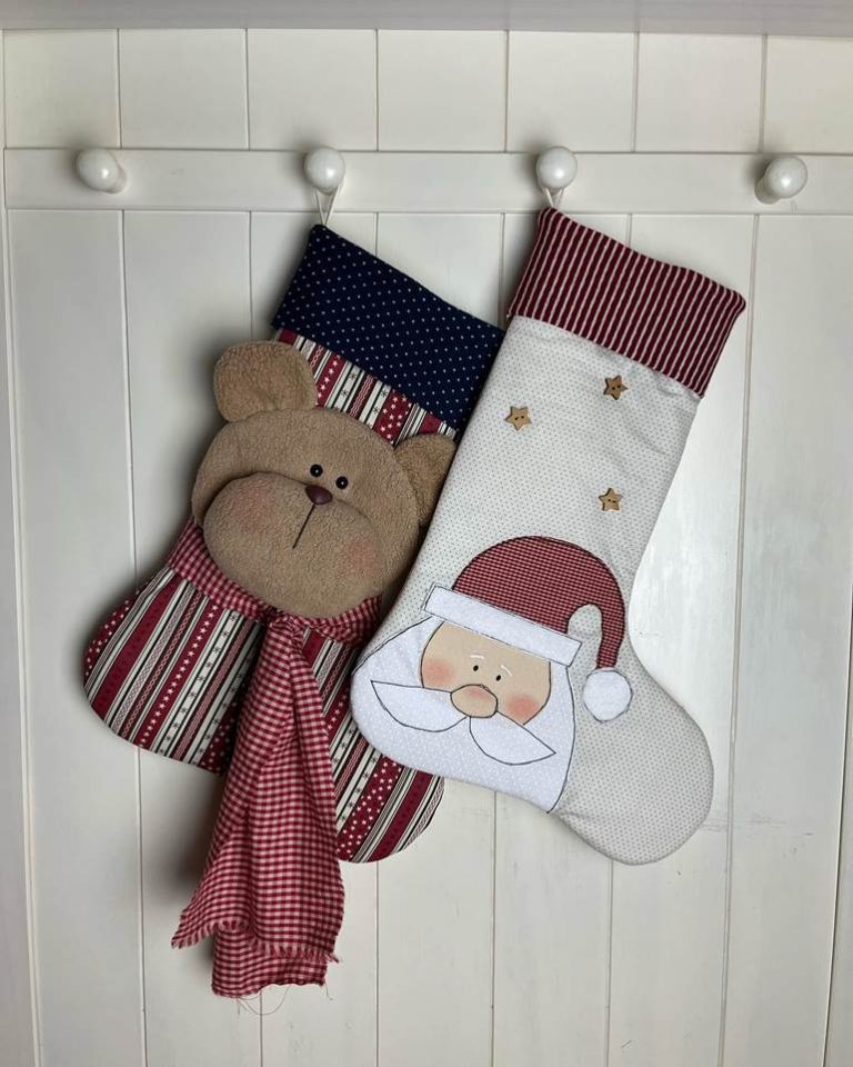 Bota de Natal: moldes, desenhos para imprimir e colorir - Artesanato ...