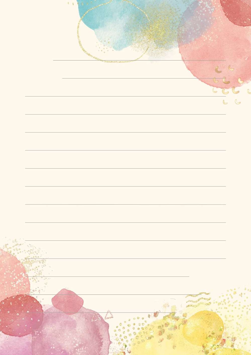 papel com círculos de tinta
