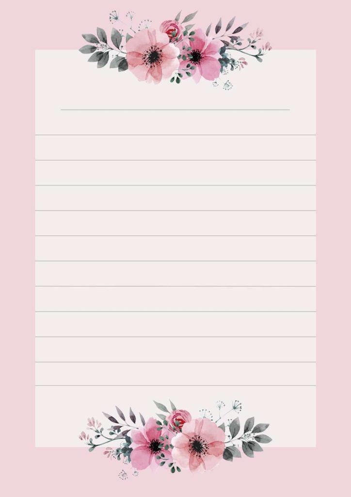 Papel de carta: 50 modelos lindos para imprimir antigos e atuais ...