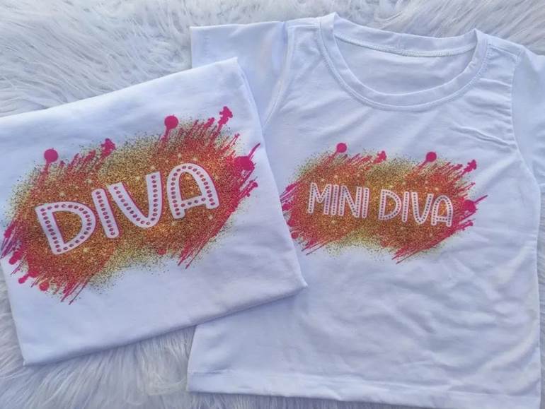 Blusa de diva para dia das mães