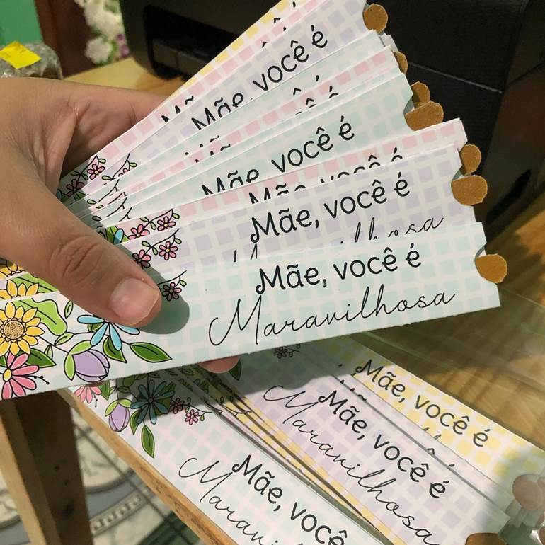 Marca texto dia das mães