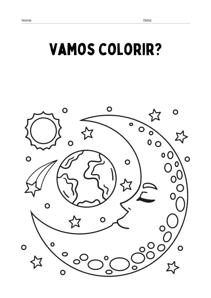 volta as aulas para colorir