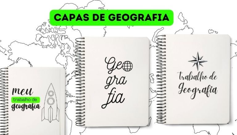 capas de trabalho de geografia