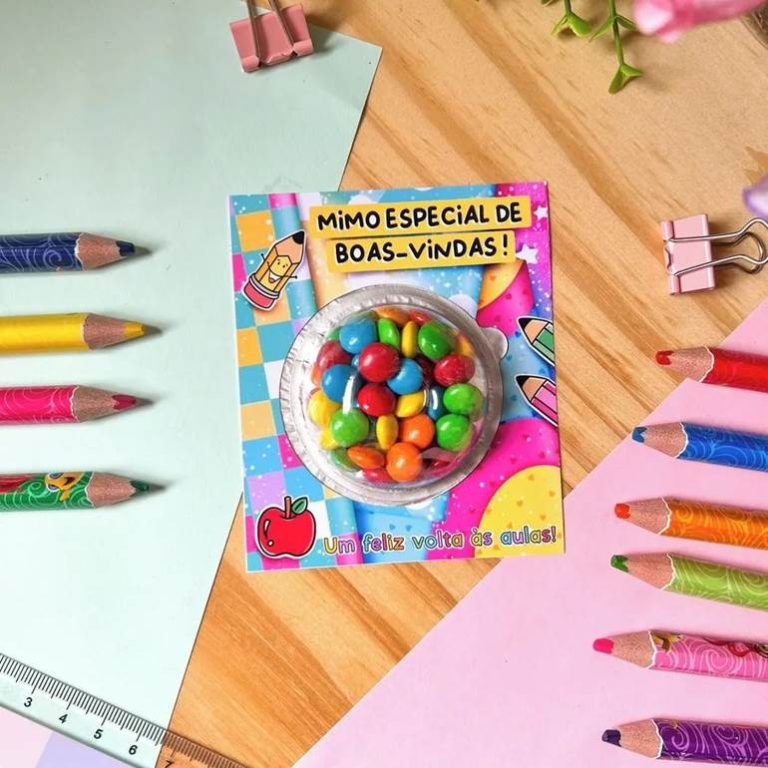 Lembrancinha para o primeiro dia de aula: 40 ideias para começar bem o ...