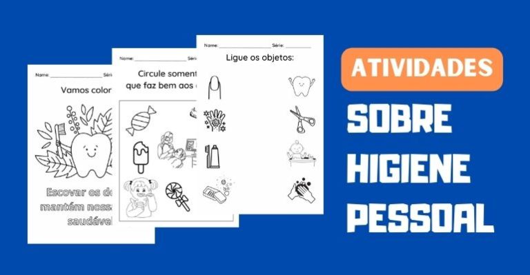 ideias para atividades de higiene pessoal na educacao infantil