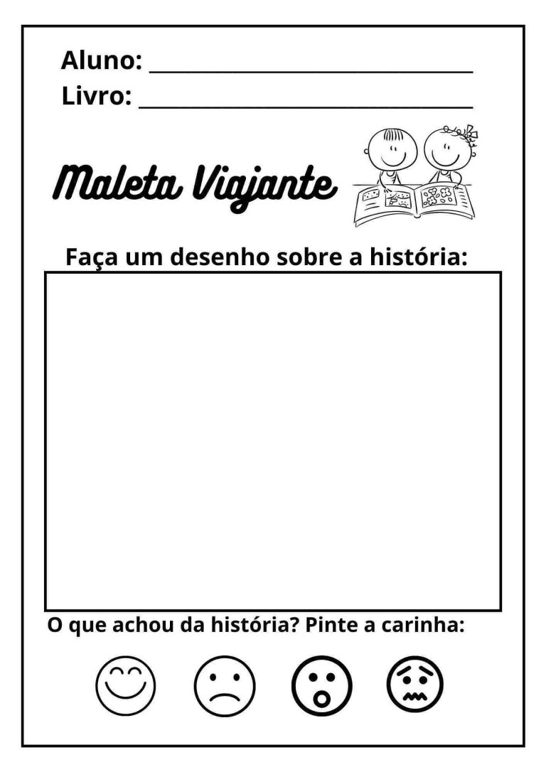 Maleta Viajante: como fazer, objetivos e modelo para imprimir ...
