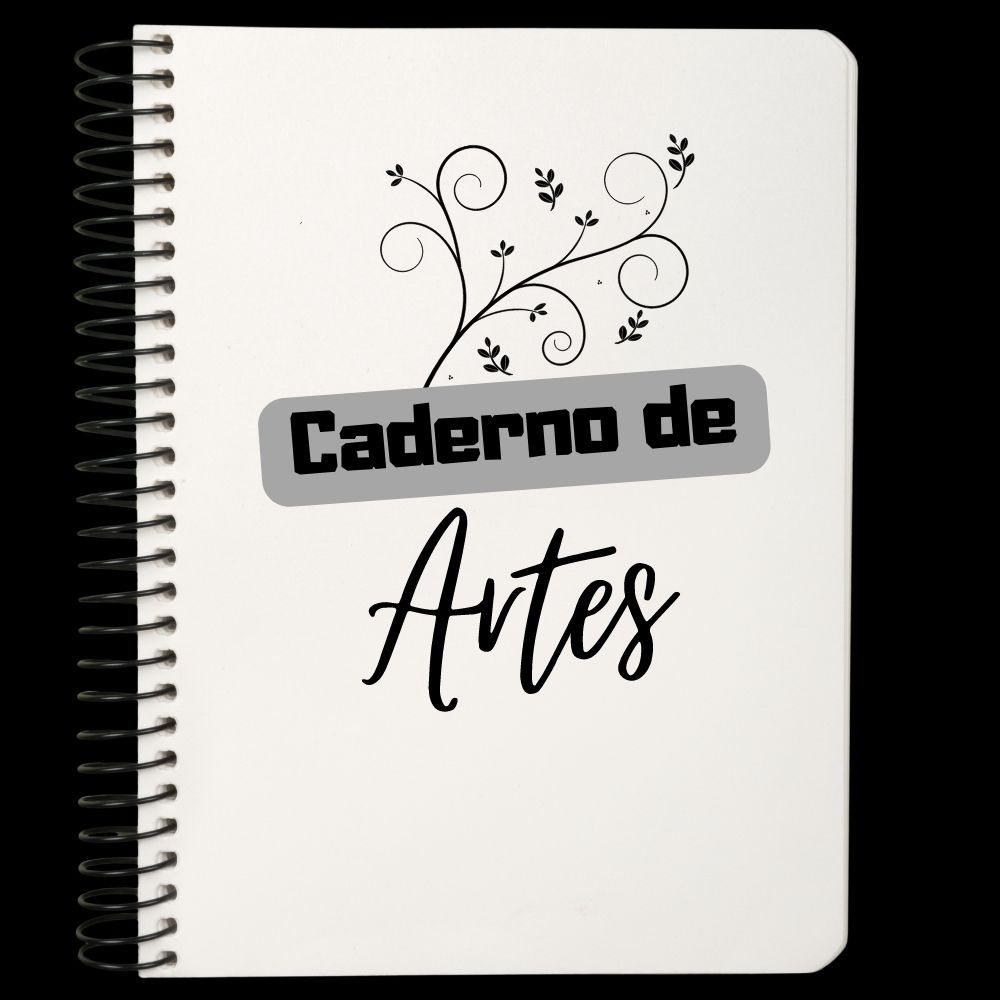 capa de caderno de artes tumblr