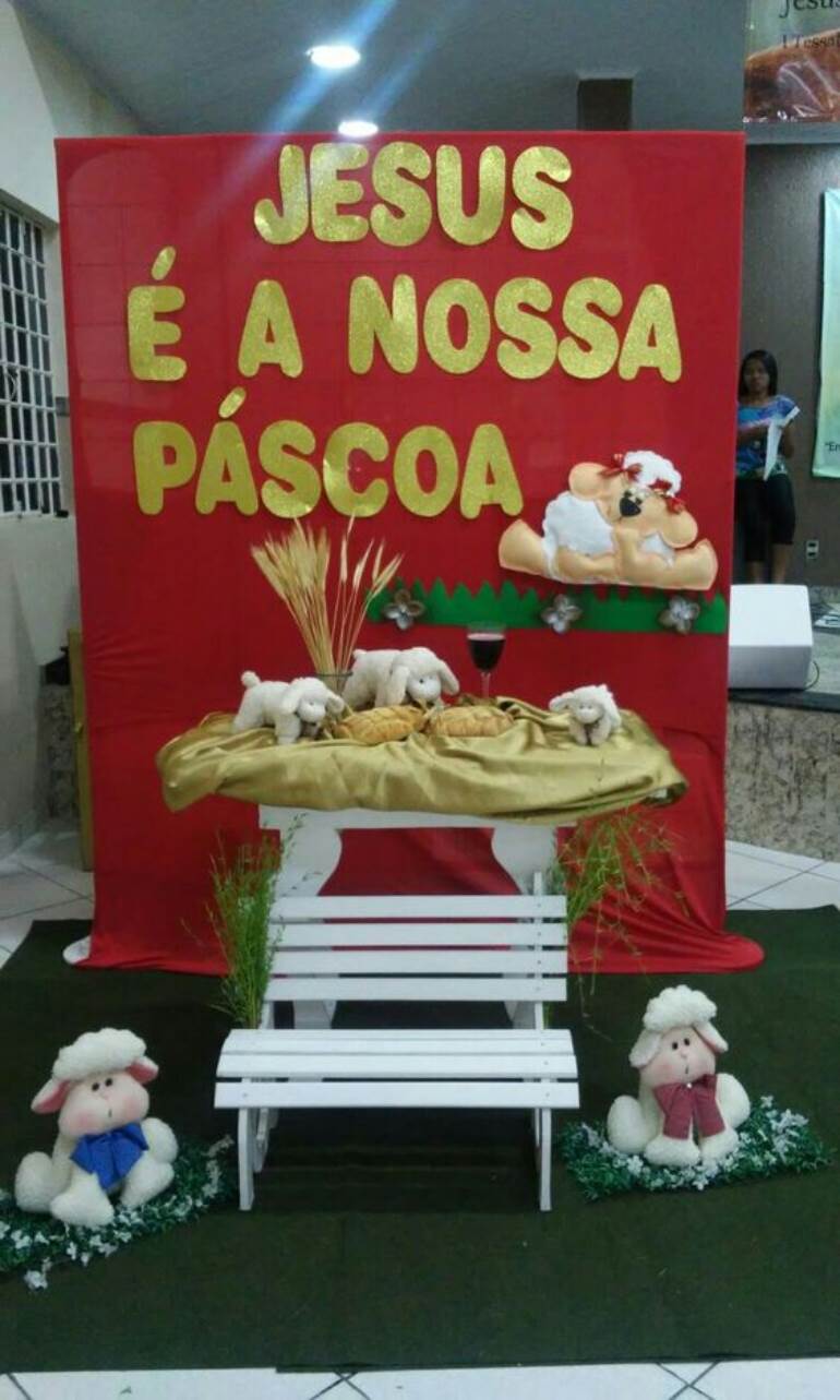 Painel vermelho simples