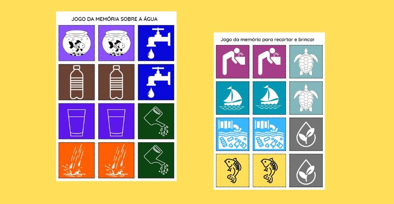 jogo da memoria para baixar sobre o dia da agua