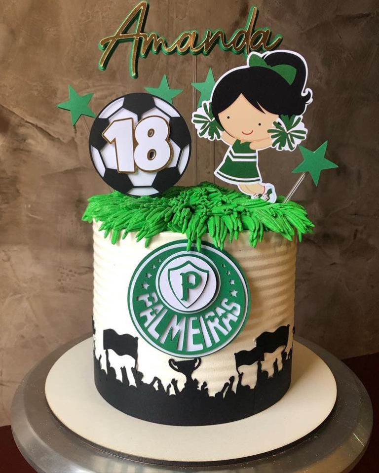 Bolo do Palmeiras: 65 Fotos para homenagear o verdão - Artesanato Passo ...