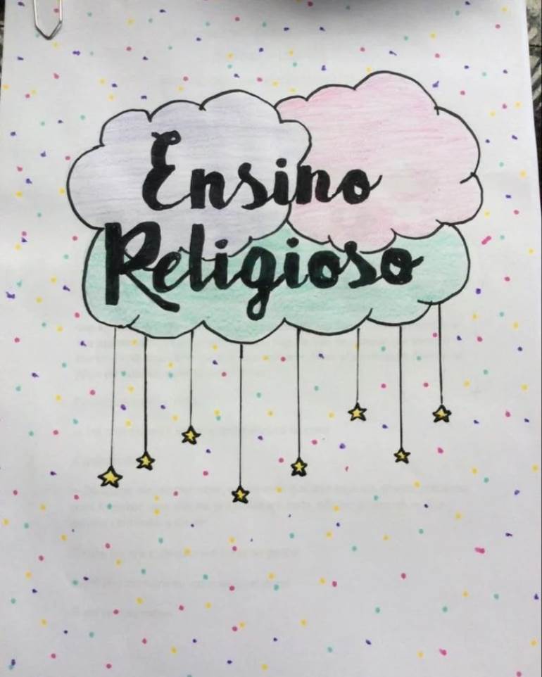 caderno organizado simples