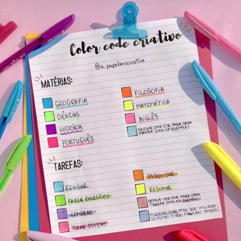 Caderno organizado: dicas +30 Ideias para deixar tudo bonito ...