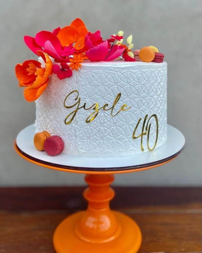 Bolo 40 anos feminino: 50 modelos para celebrar a vida - Artesanato ...
