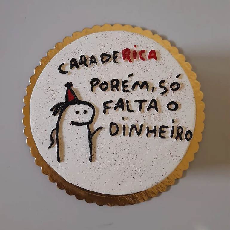 Bolo bento cake engraçado