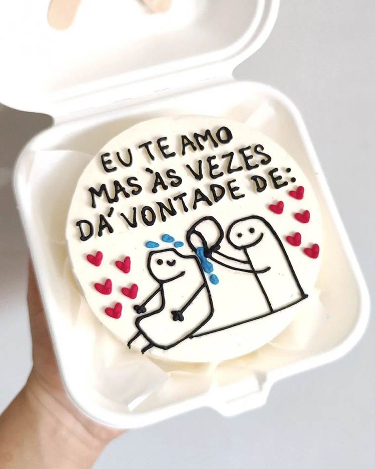 Bolo de flork com balde