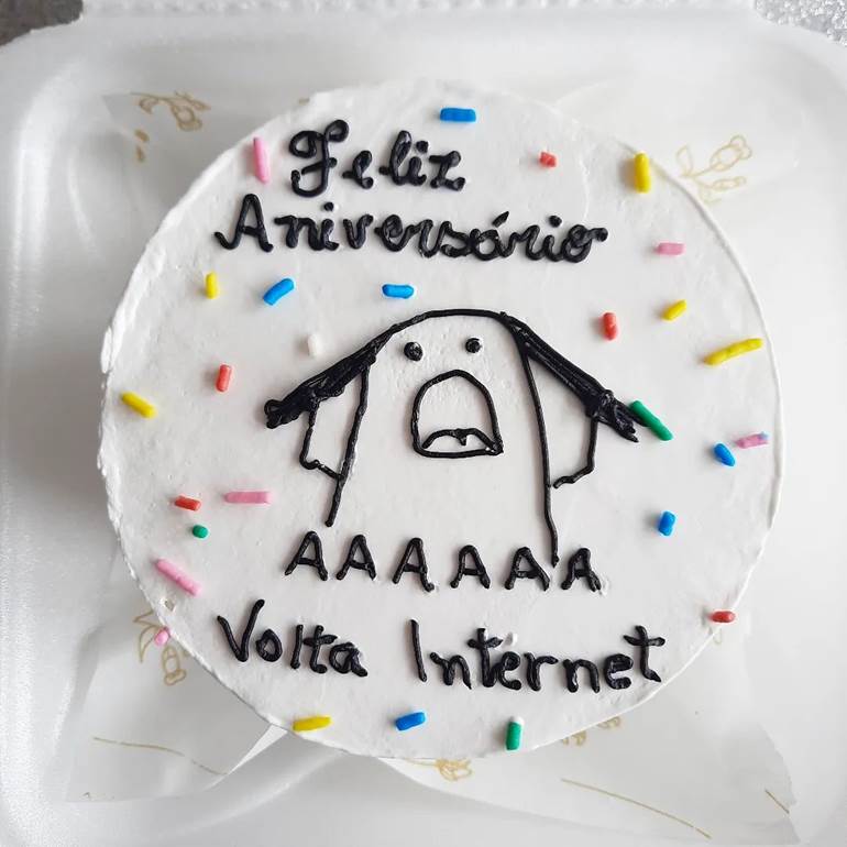 Bolo flork de internet