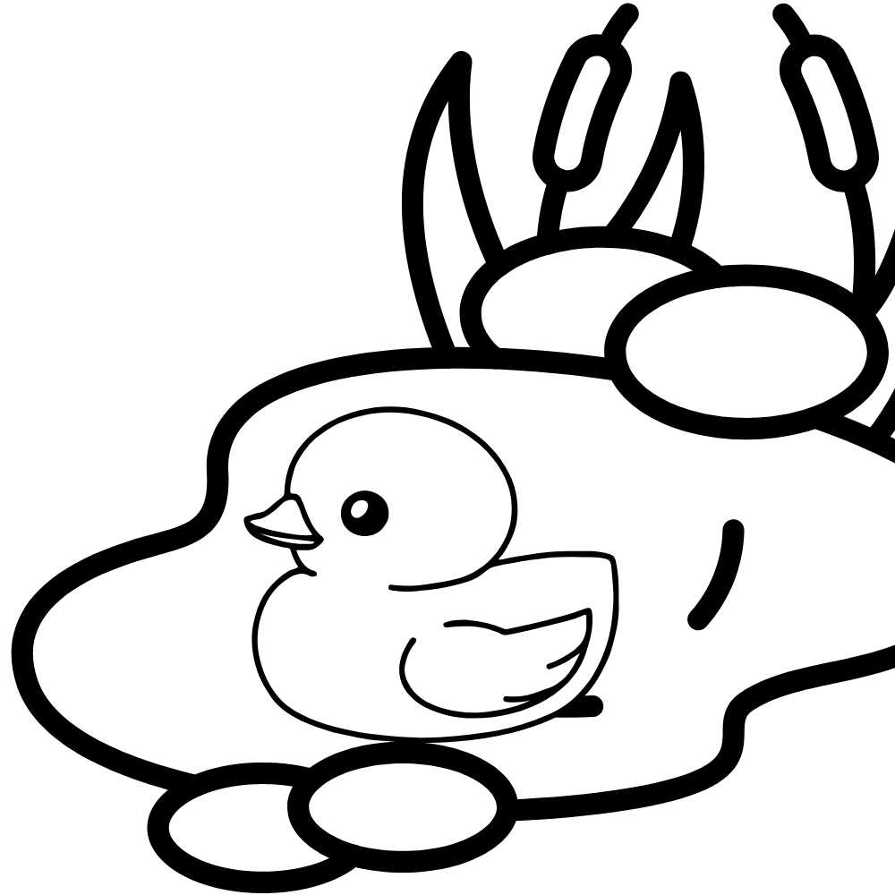 Desenho de pato