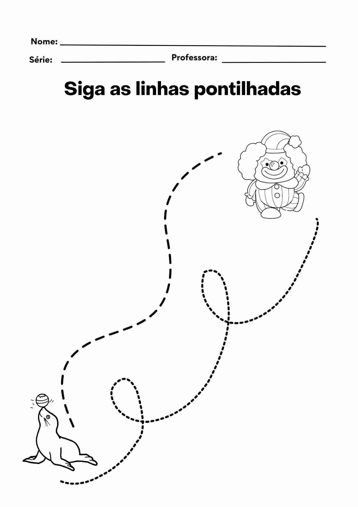 atividade de pontilhados 
