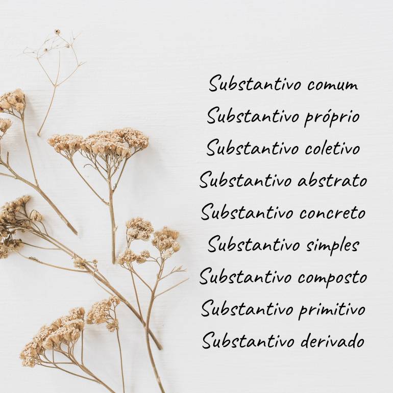 Atividades sobre substantivos com gabarito