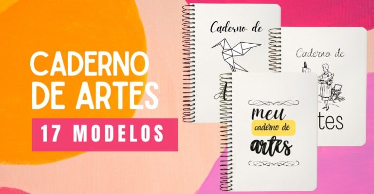 ideias de caderno de artes para imprimir