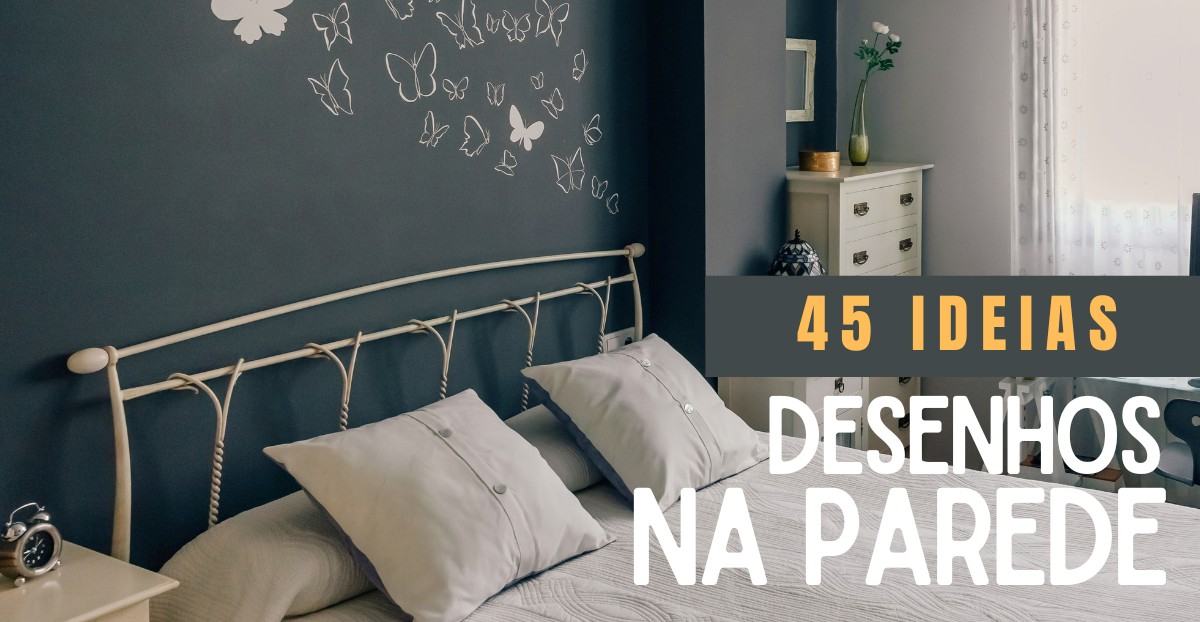 ideias de desenhos na parede do quarto