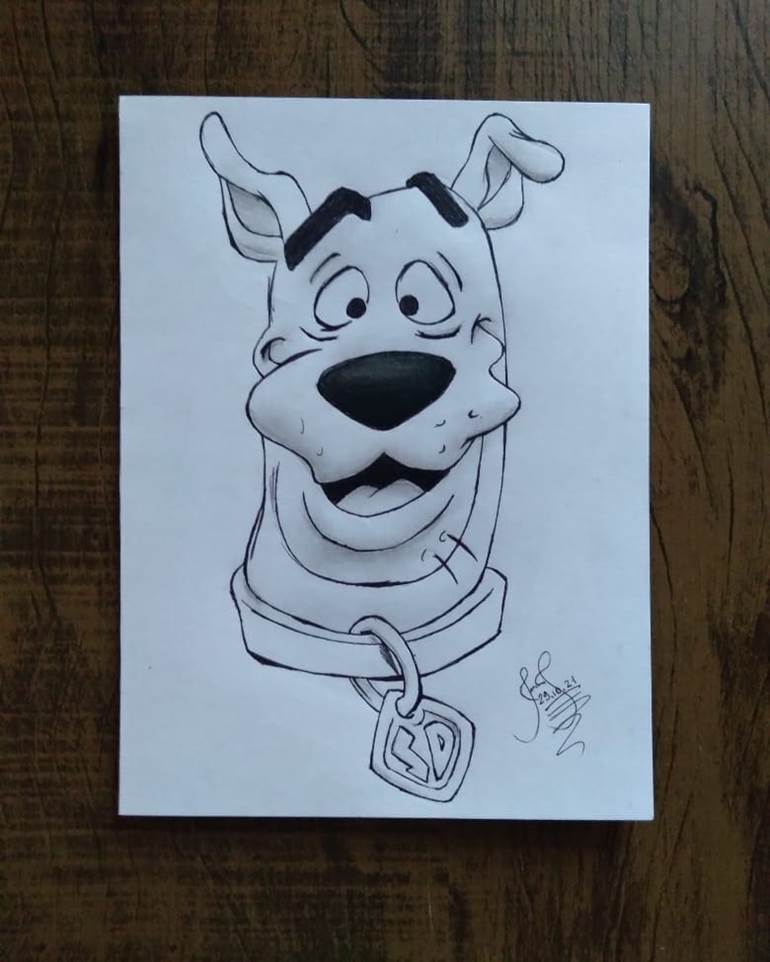 Desenho de cachorro scooby doo