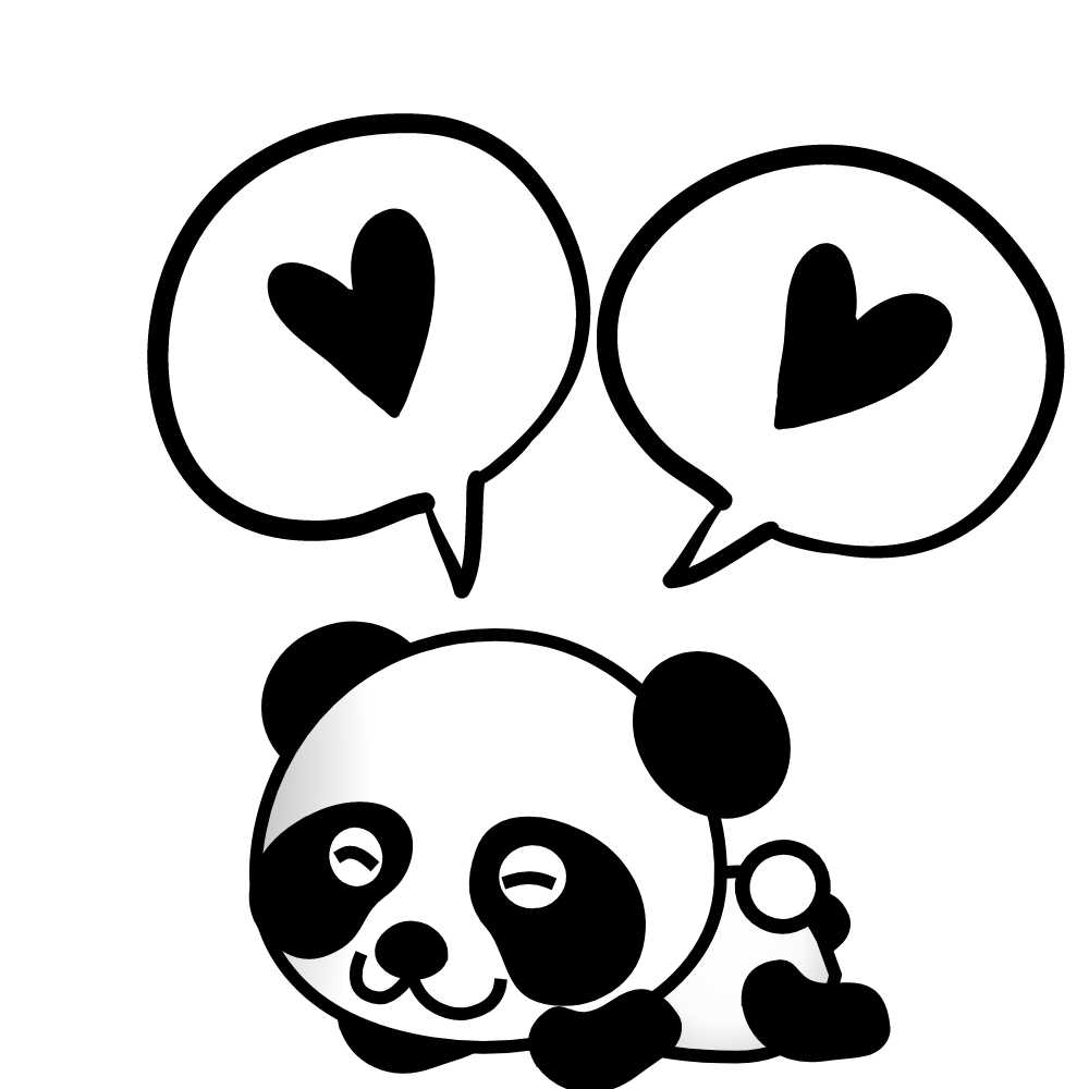 Desenho de panda