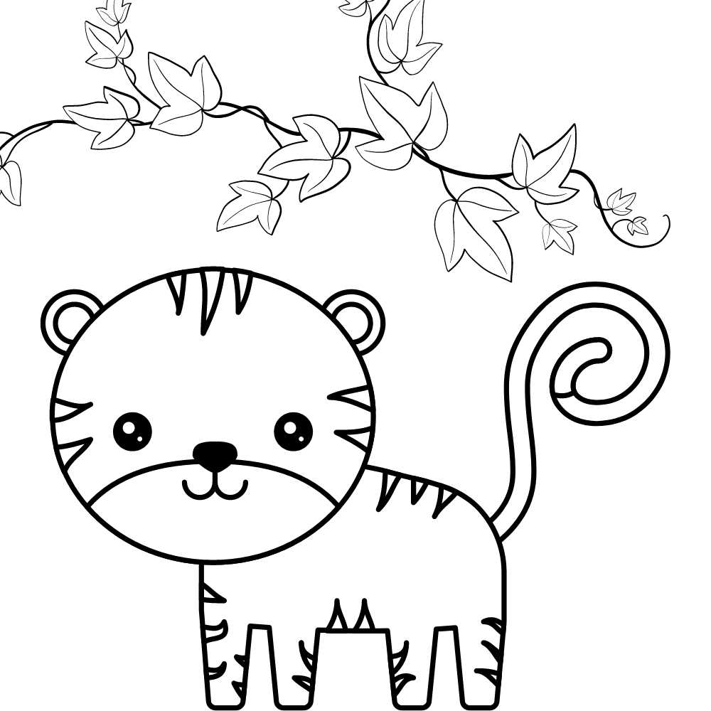 Desenho de tigre