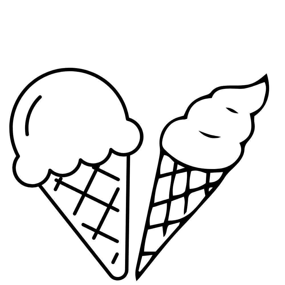 desenho de sorvete