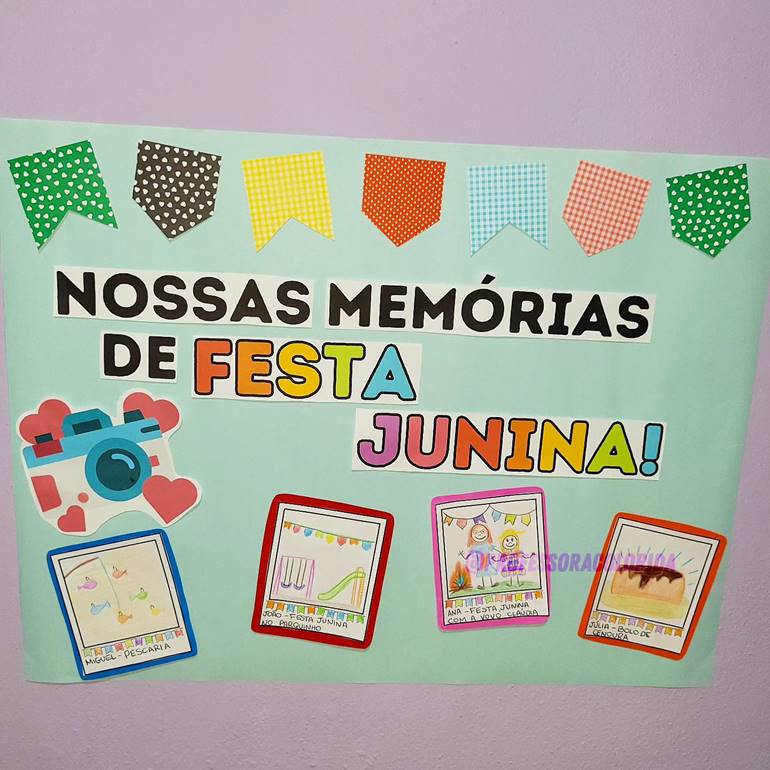 mural festa junina