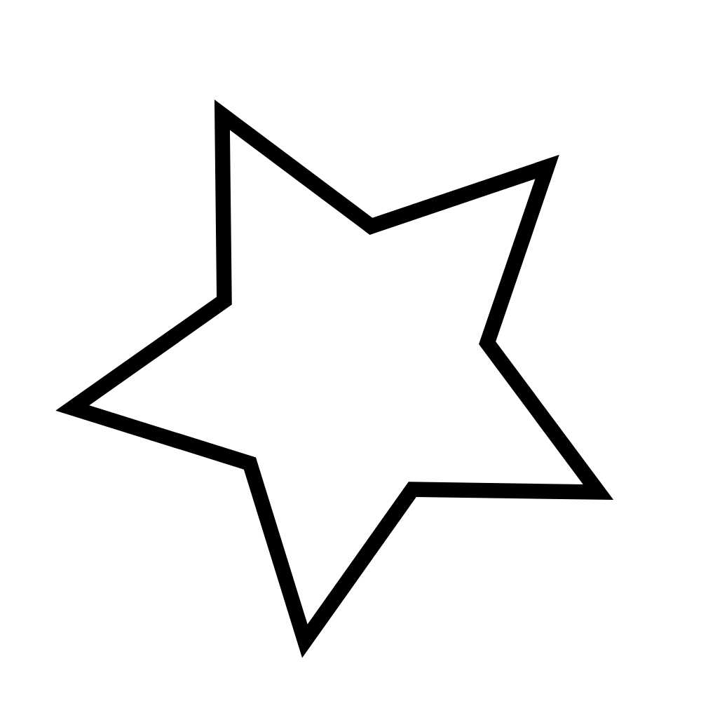 desenho de estrela