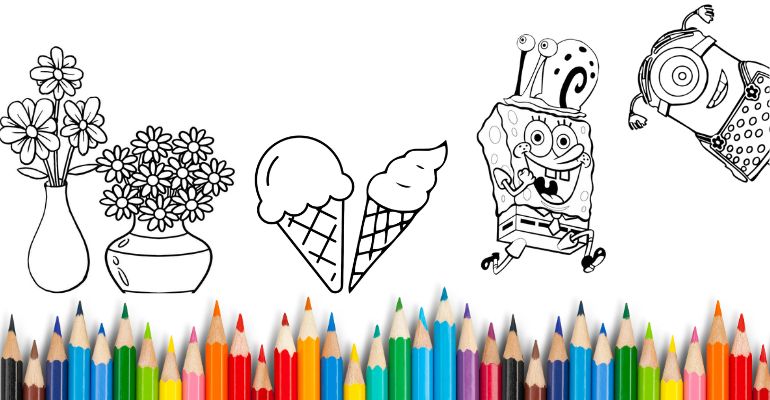 Desenhos fofos e fáceis de fazer para desenhar e colorir - Artesanato Passo  a Passo!