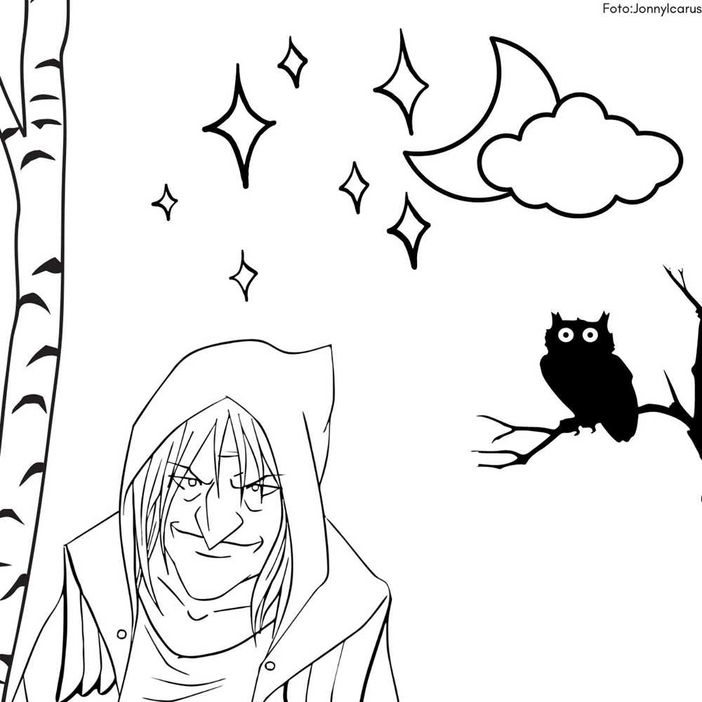 desenho da Matinta Pereira