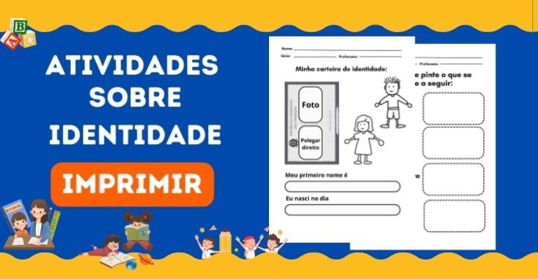 atividades sobre identidade para educacao infantil