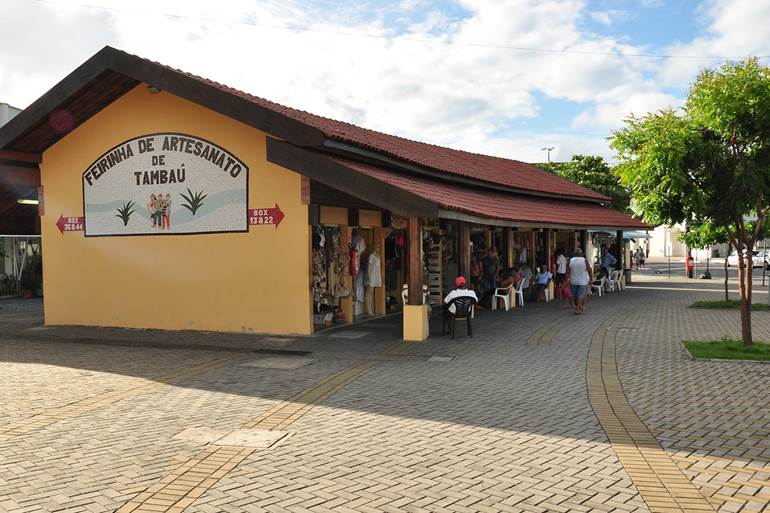 feira de artesanato de Tambaú entrada