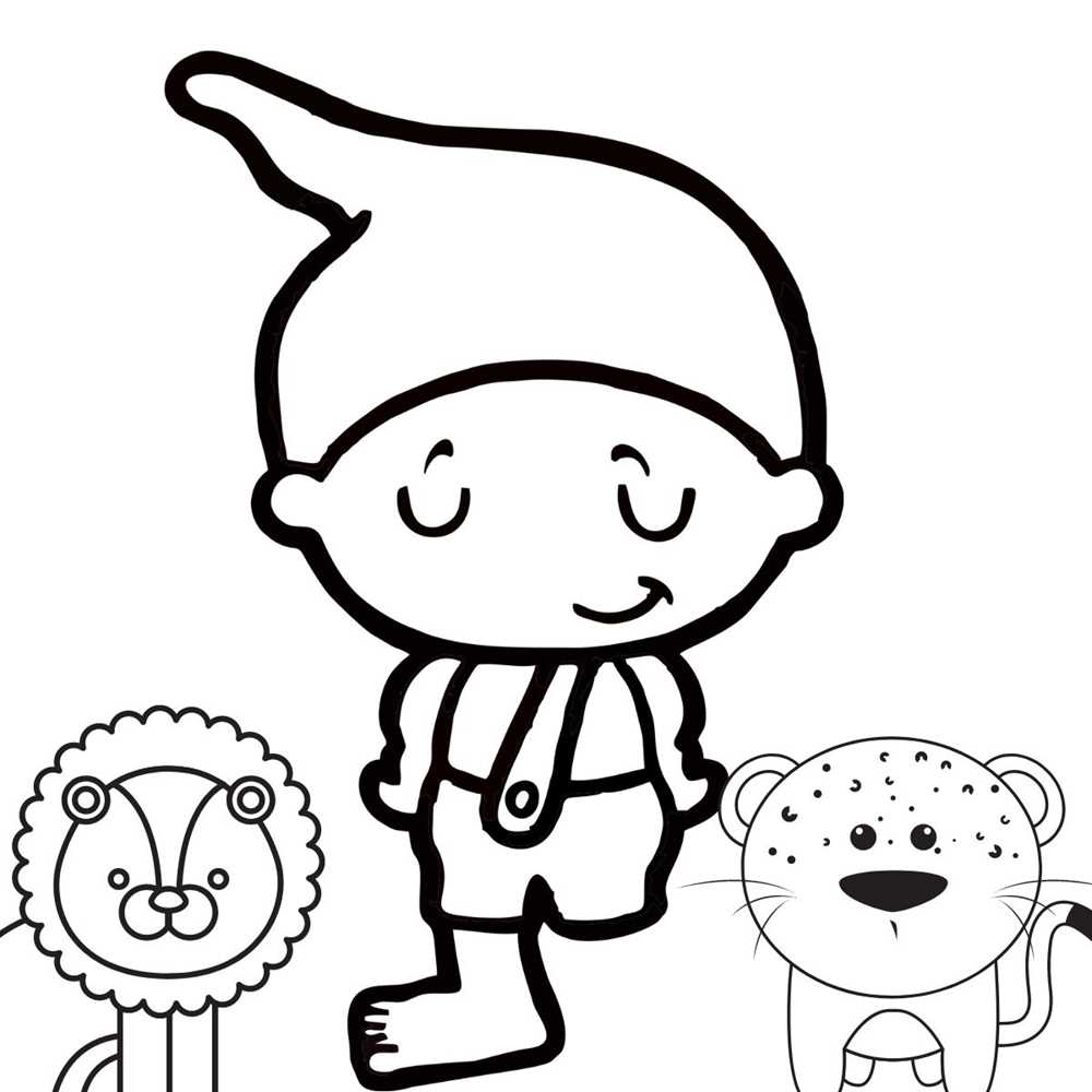 desenho do saci perere