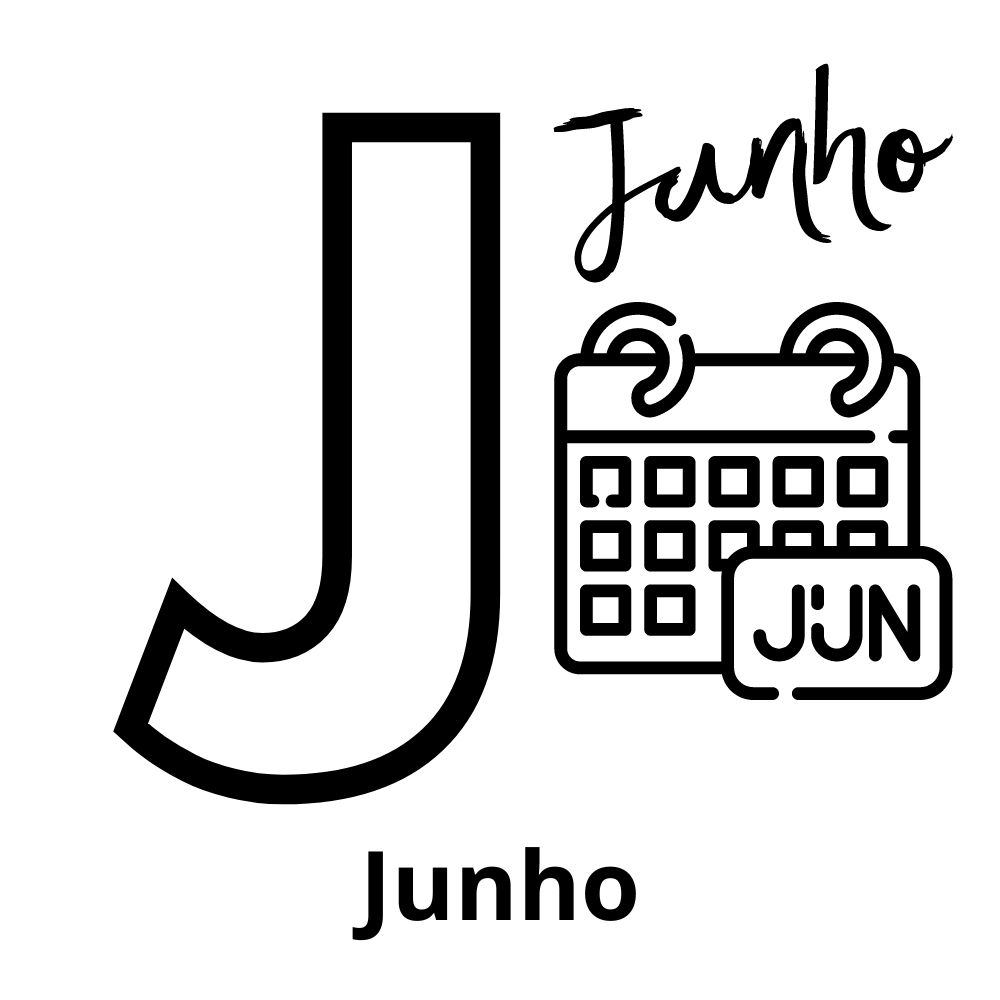 letra j junina