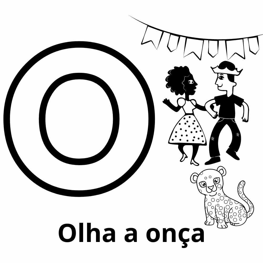 letra o junina