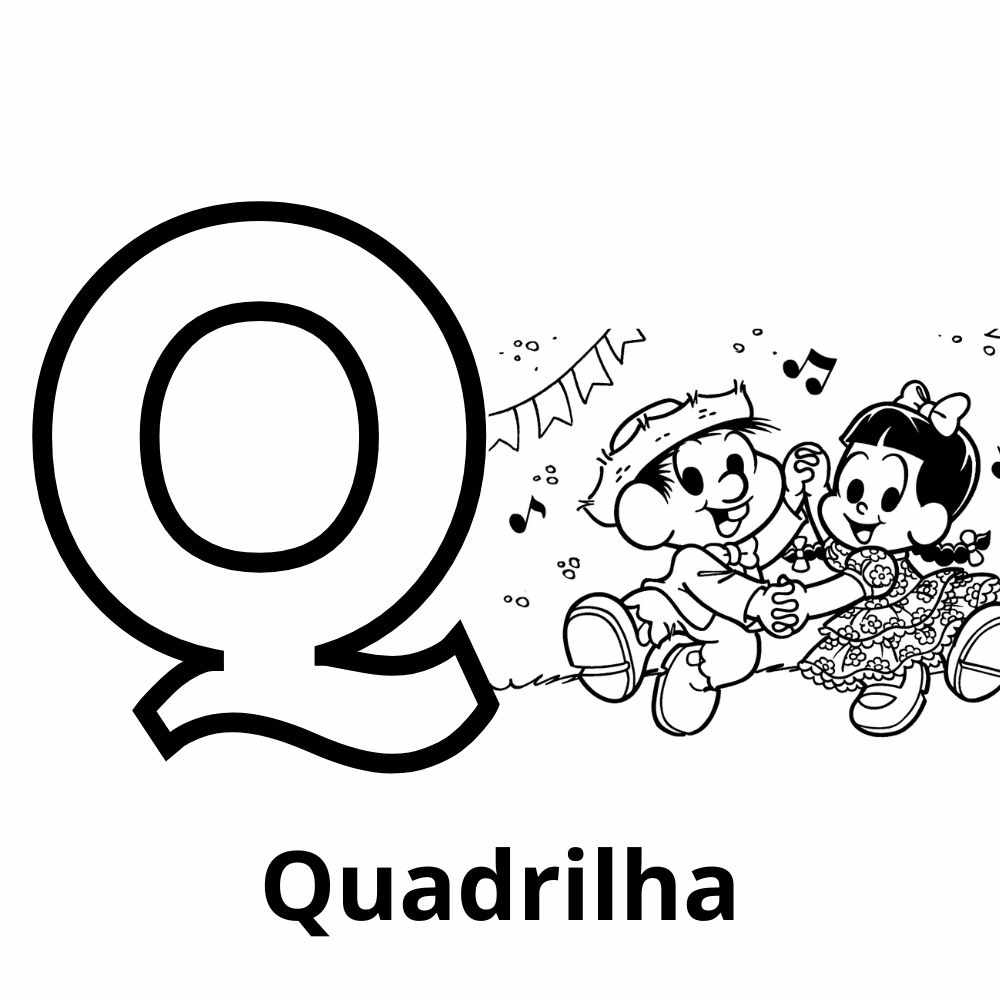 letra q junina