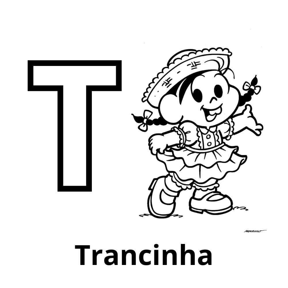 letra t junina