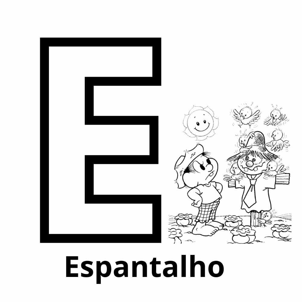 letra e